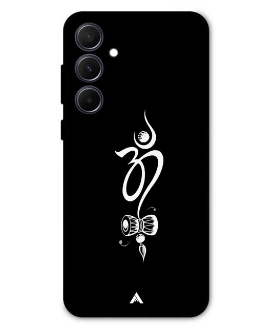 Om Namah Shivay Metal Back Cover Phone Case for Samsung Galaxy A35