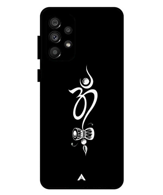 Om Namah Shivay Metal Back Cover Phone Case for Samsung Galaxy A73