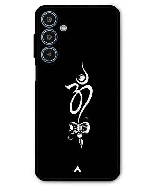 Om Namah Shivay Metal Back Cover Phone Case for Samsung Galaxy M35