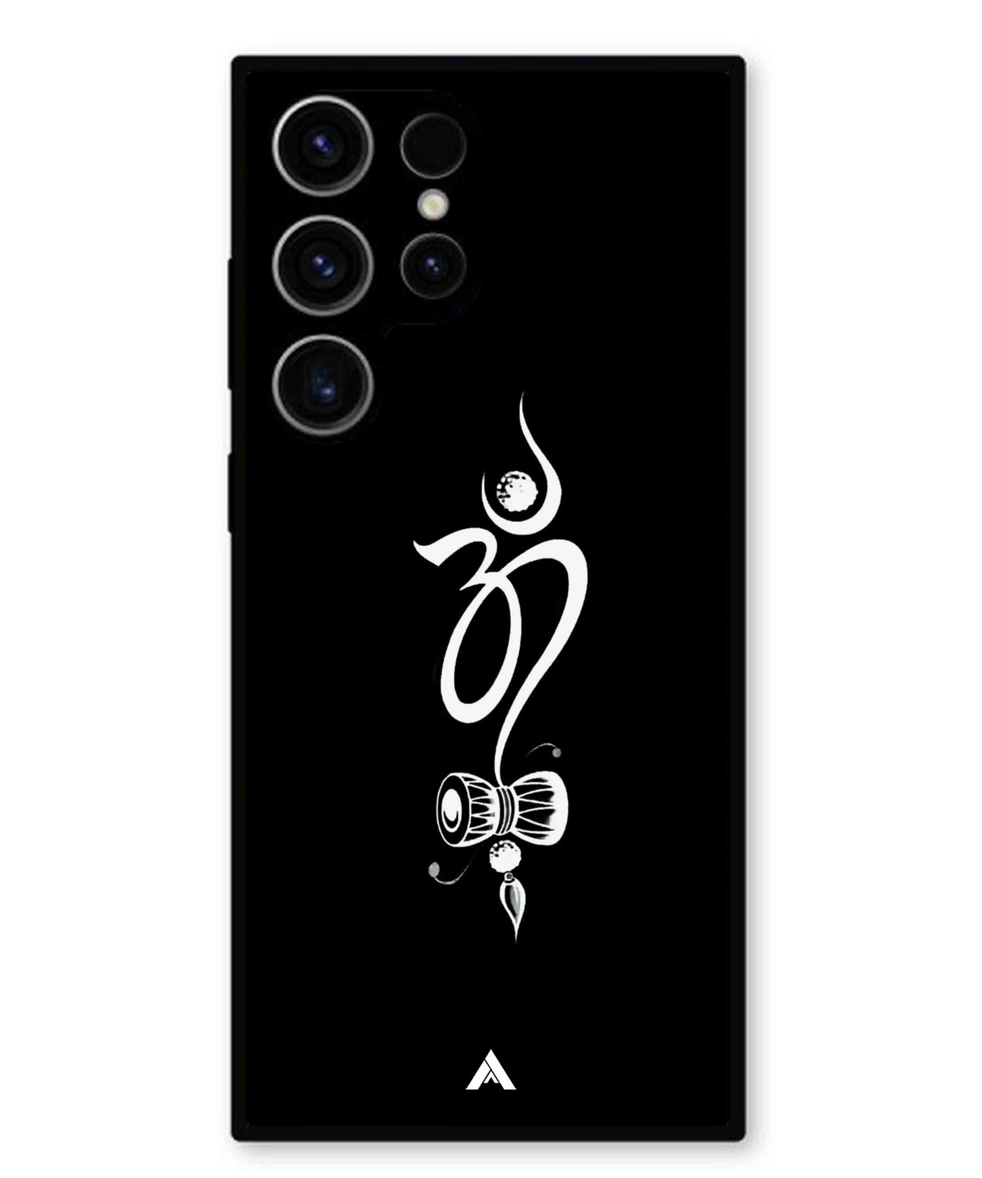 Om Namah Shivay Metal Back Cover Phone Case for Samsung Galaxy S23 Ultra