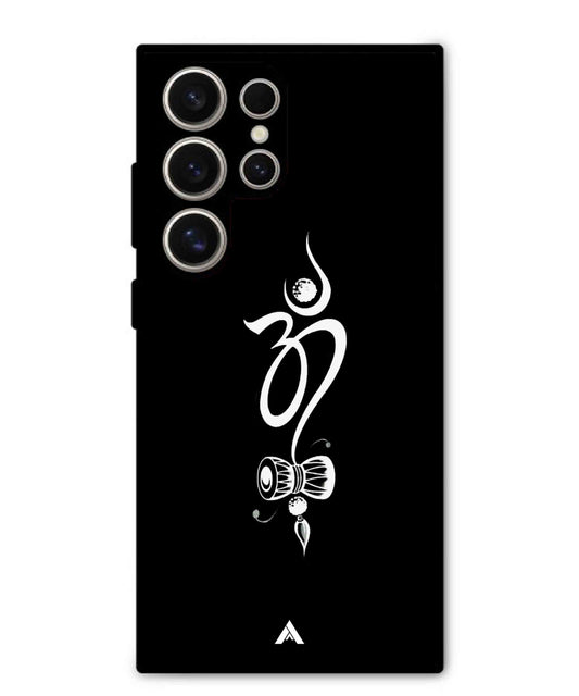 Om Namah Shivay Metal Back Cover Phone Case for Samsung Galaxy S24 Ultra
