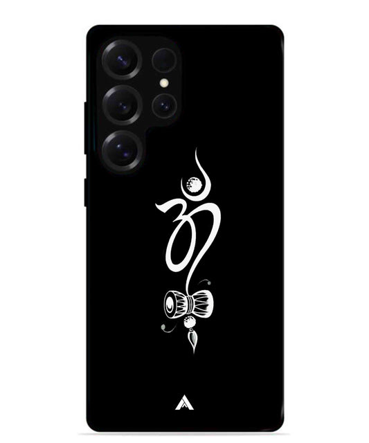 Om Namah Shivay Metal Back Cover Phone Case for Samsung Galaxy S25 Ultra