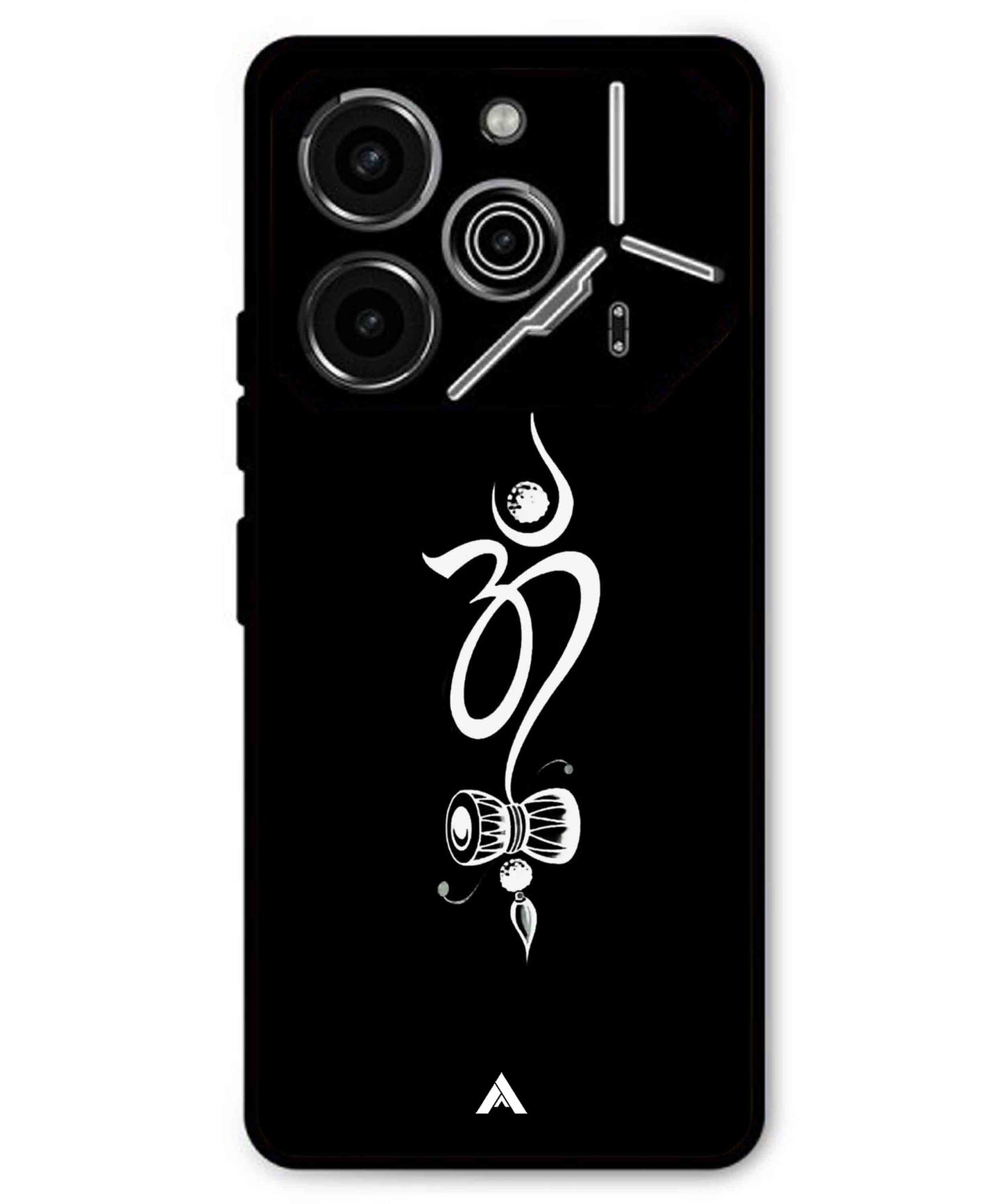 Om Namah Shivay Metal Back Cover Phone Case for Tecno Pova 6 Pro