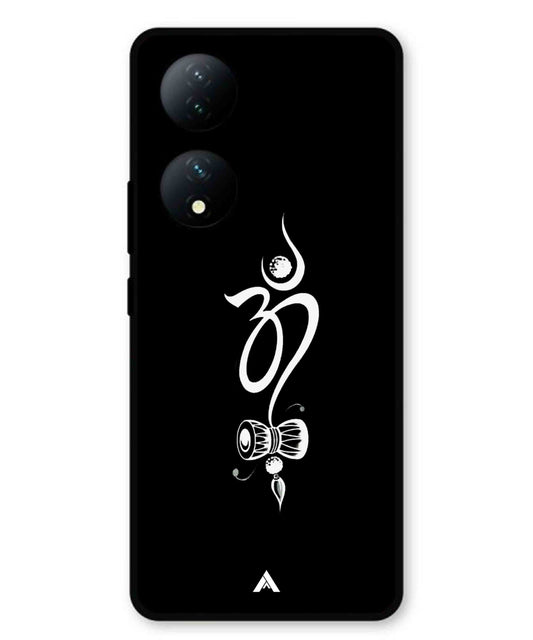 Om Namah Shivay Metal Back Cover Phone Case for Vivo T2
