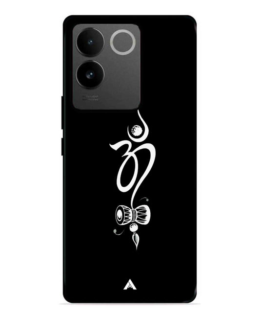 Om Namah Shivay Metal Back Cover Phone Case for Vivo T2 Pro