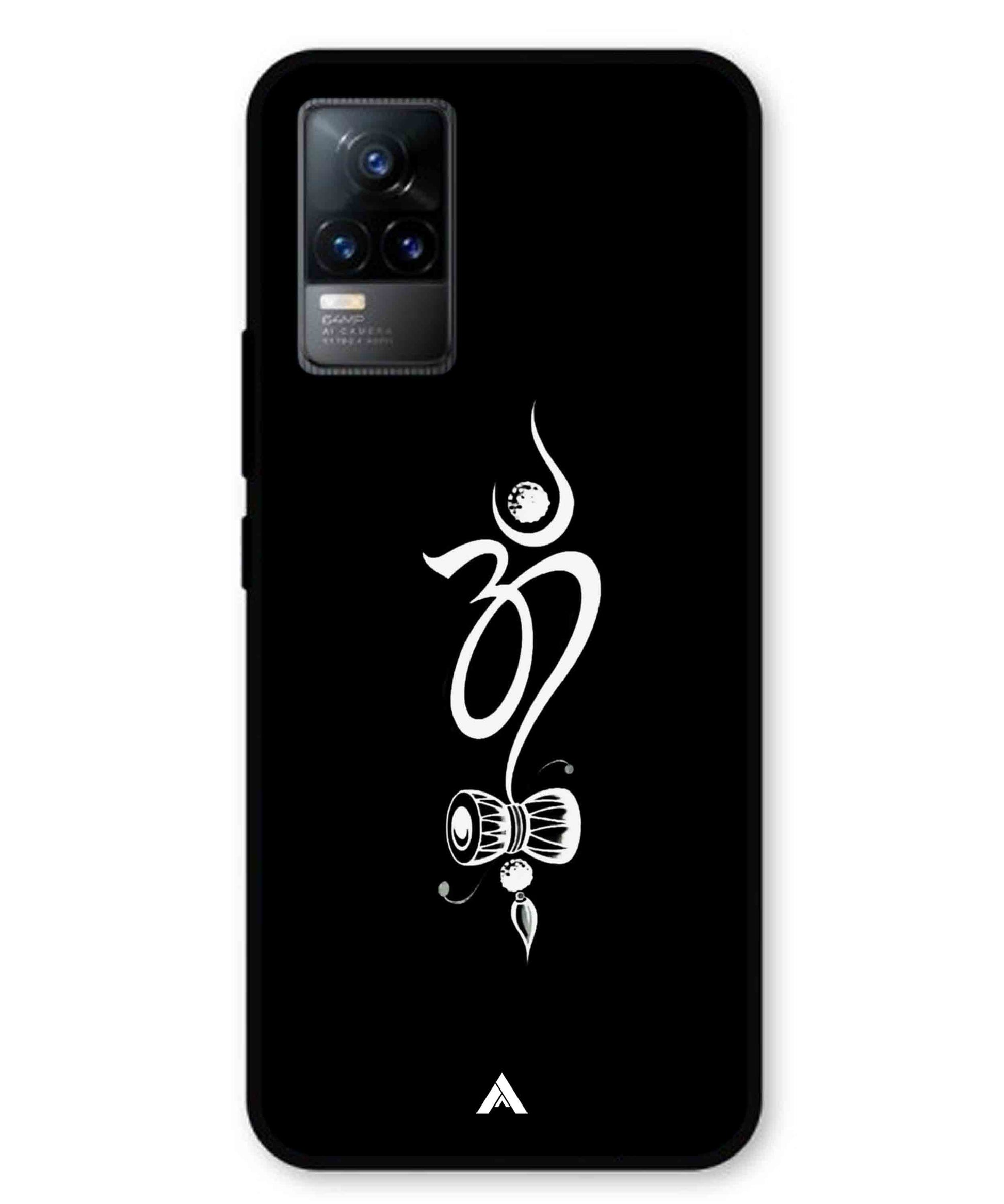 Om Namah Shivay Metal Back Cover Phone Case for Vivo v21e 4G