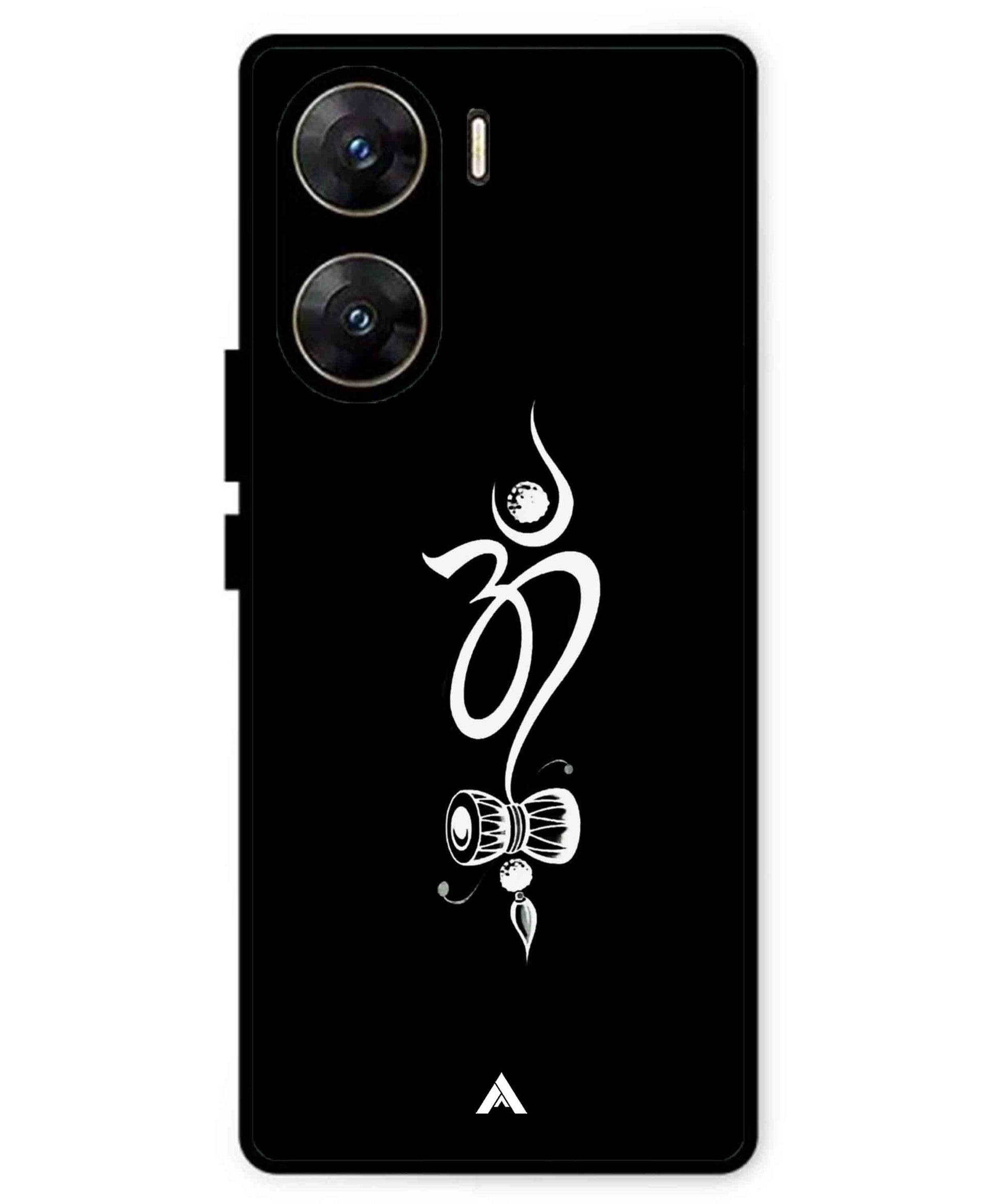 Om Namah Shivay Metal Back Cover Phone Case for Vivo v29e