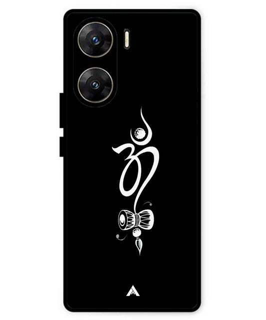 Om Namah Shivay Metal Back Cover Phone Case for Vivo v29e