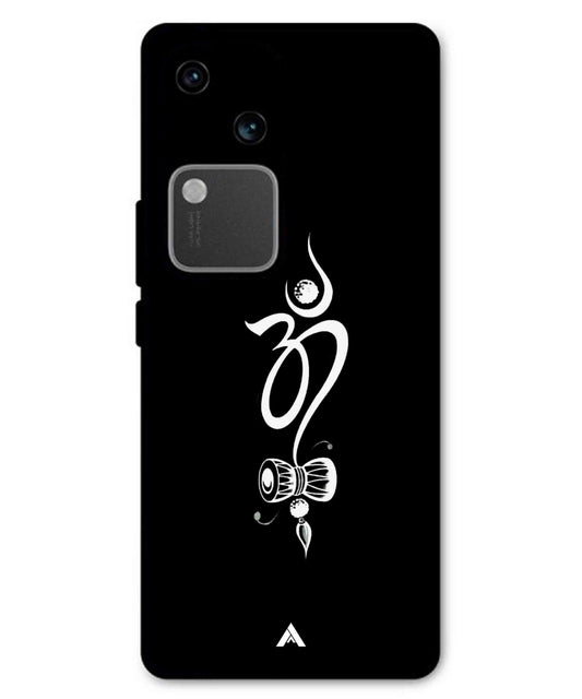 Om Namah Shivay Metal Back Cover Phone Case for Vivo v30