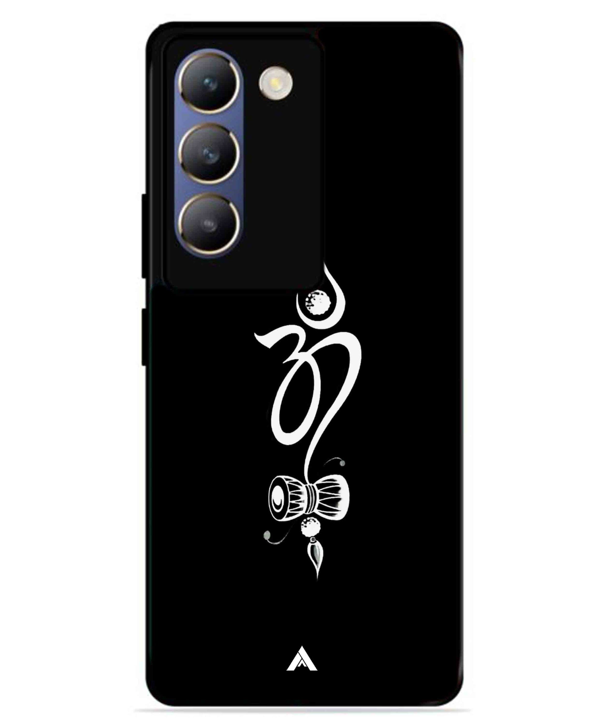 Om Namah Shivay Metal Back Cover Phone Case for Vivo v30 Lite