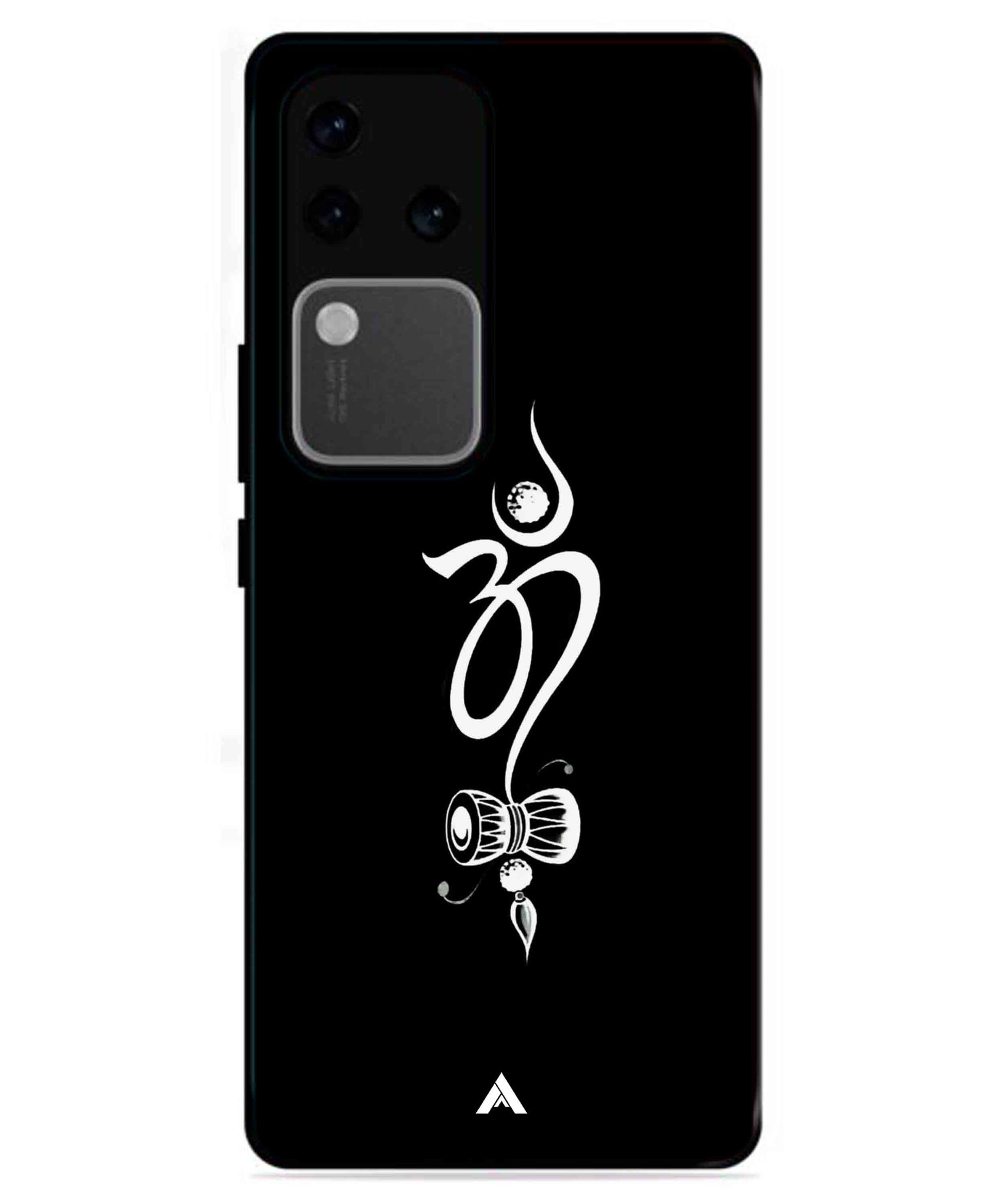 Om Namah Shivay Metal Back Cover Phone Case for Vivo v30 Pro