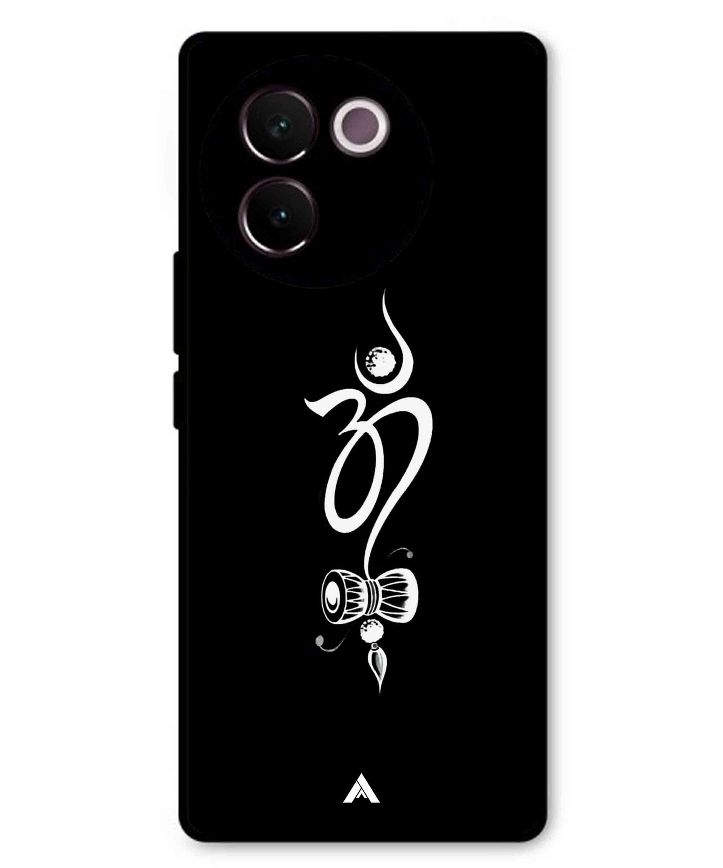 Om Namah Shivay Metal Back Cover Phone Case for Vivo v30e