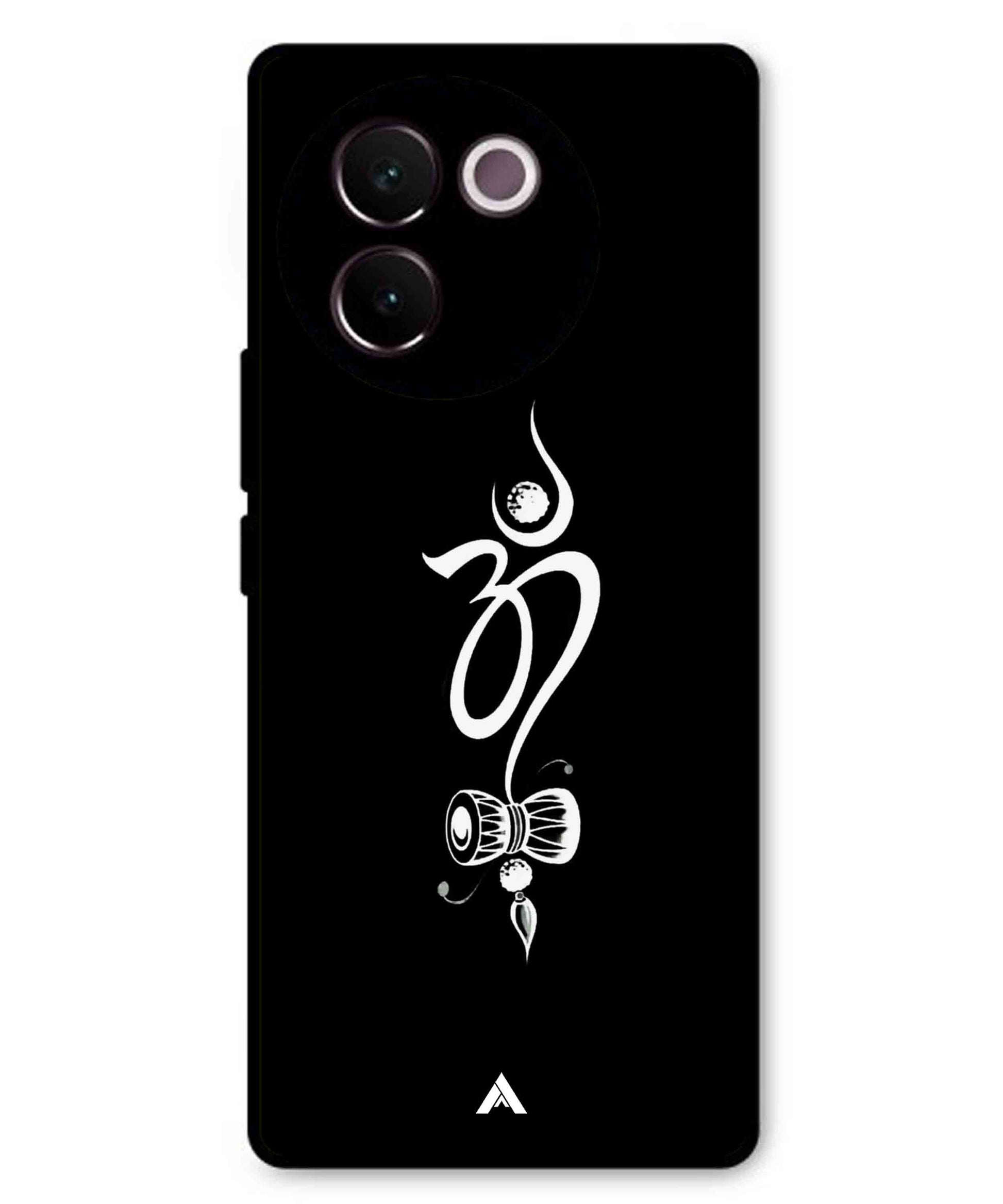 Om Namah Shivay Metal Back Cover Phone Case for Vivo v30e