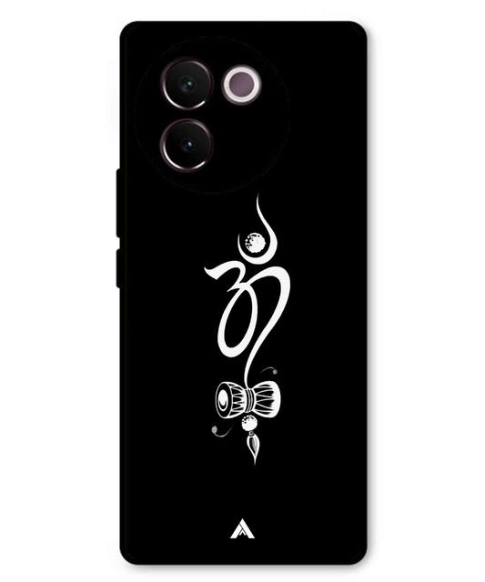 Om Namah Shivay Metal Back Cover Phone Case for Vivo v30e