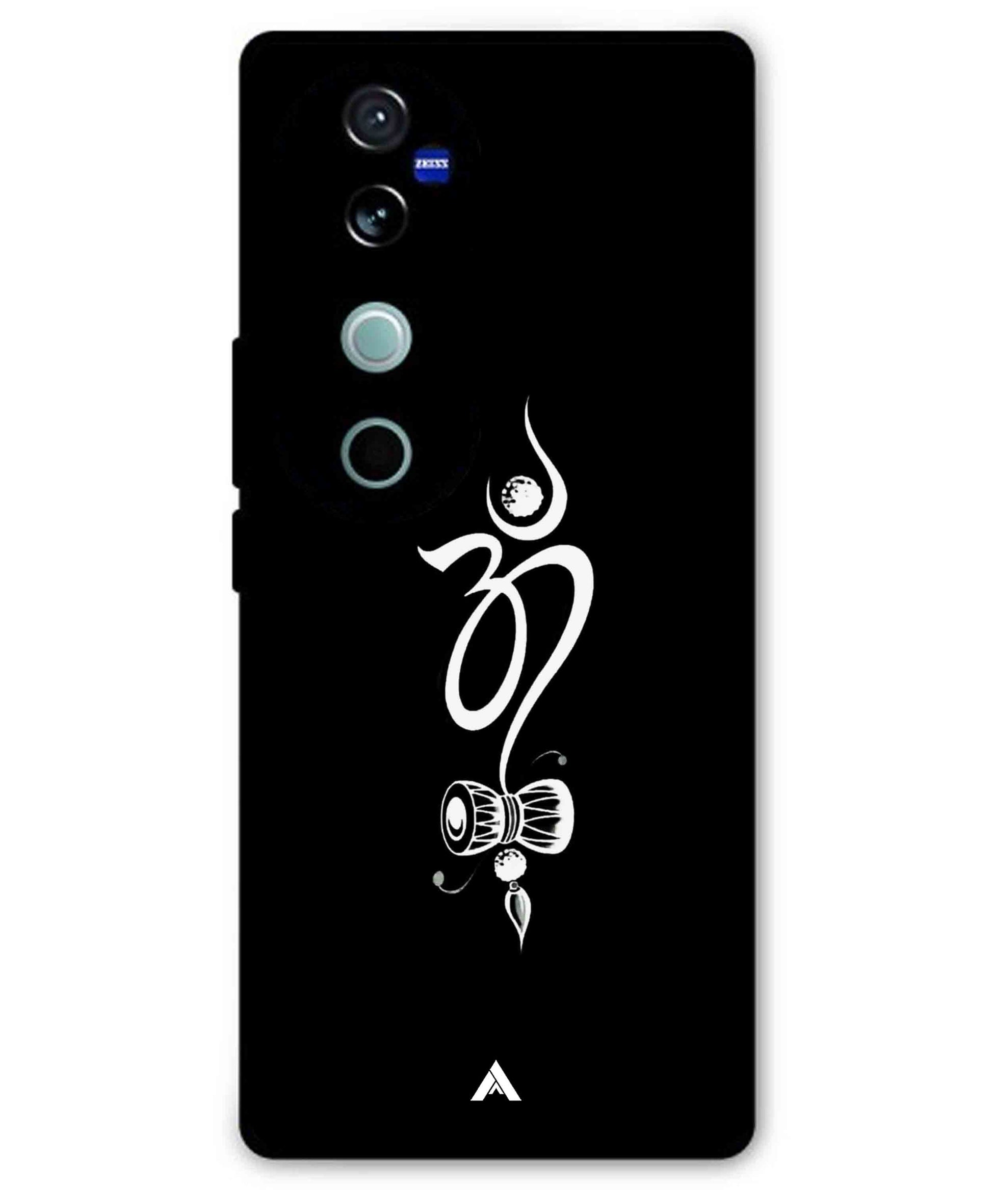 Om Namah Shivay Metal Back Cover Phone Case for Vivo v40 Pro