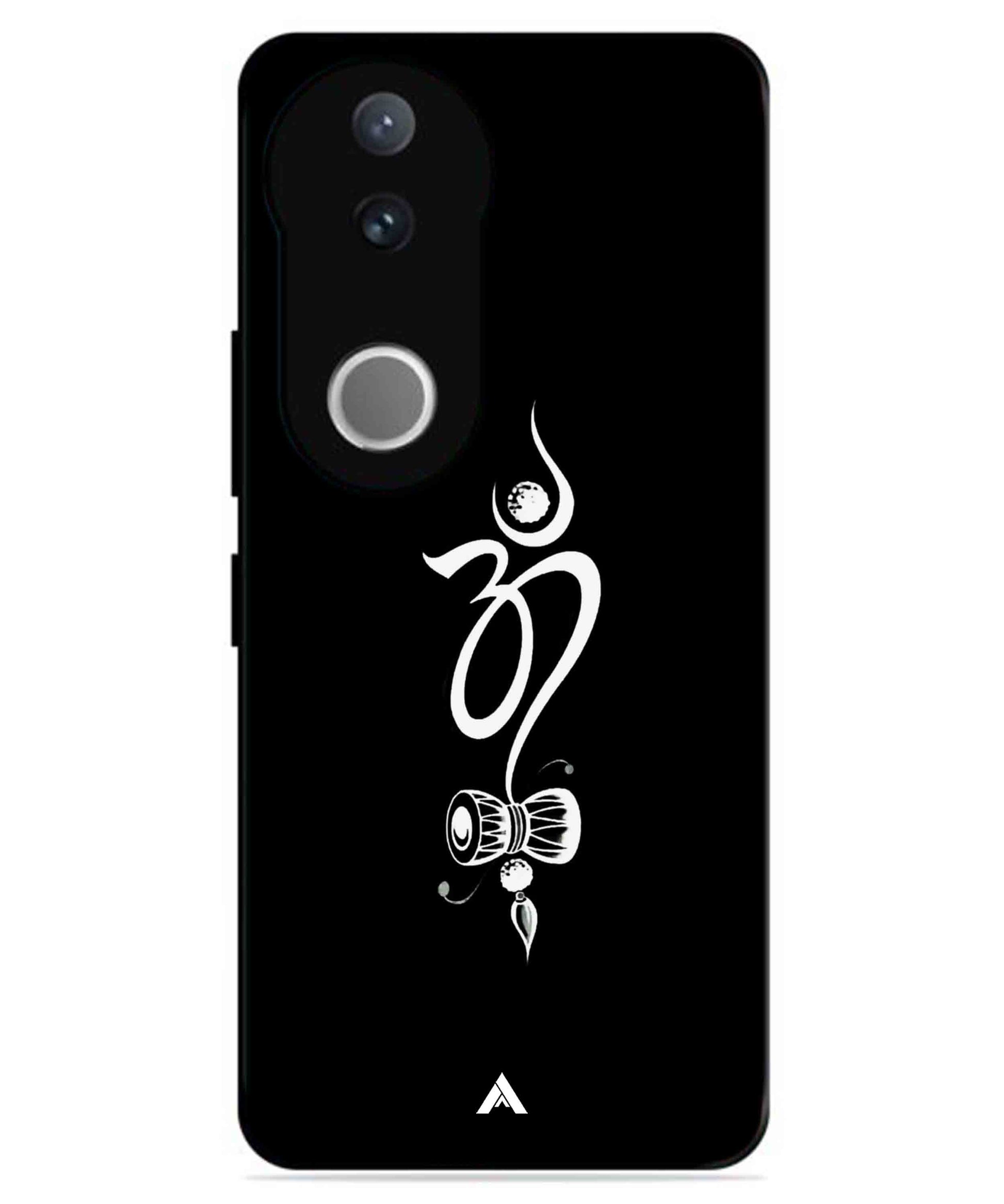 Om Namah Shivay Metal Back Cover Phone Case for Vivo v50e