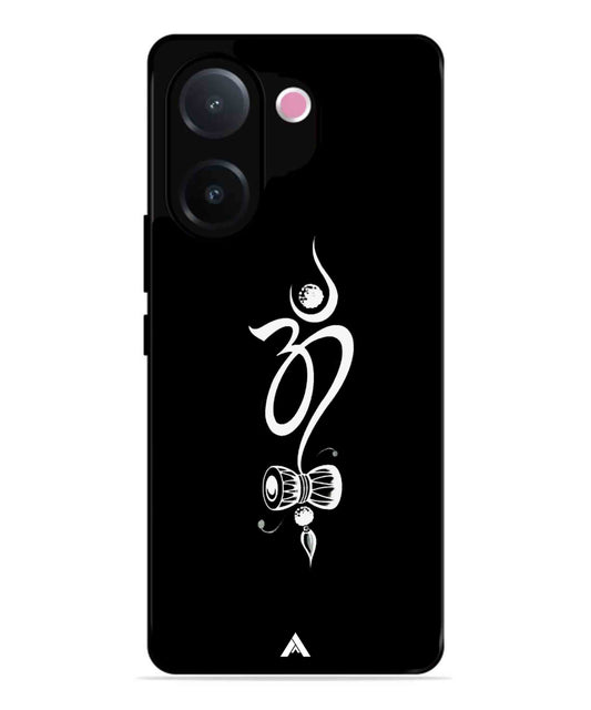 Om Namah Shivay Metal Back Cover Phone Case for Vivo v60e