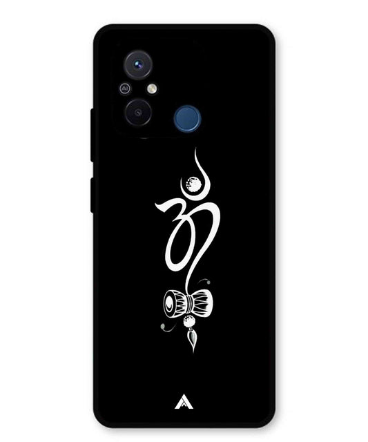 Om Namah Shivay Metal Back Cover Phone Case for Xiaomi Redmi 12C