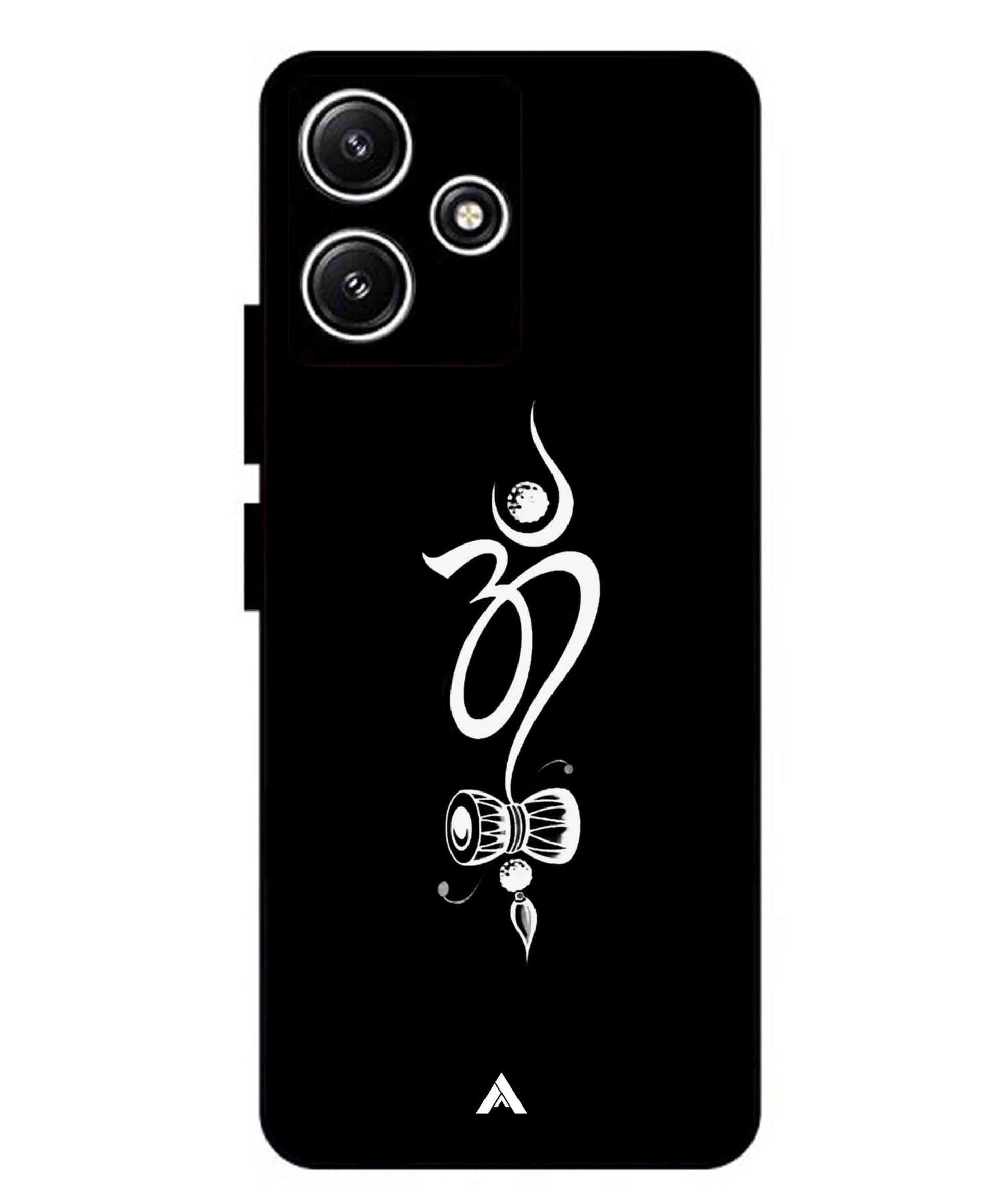 Om Namah Shivay Metal Back Cover Phone Case for Xiaomi Redmi 12 5G