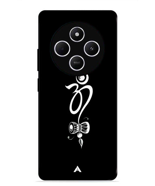 Om Namah Shivay Metal Back Cover Phone Case for Xiaomi Redmi 14C
