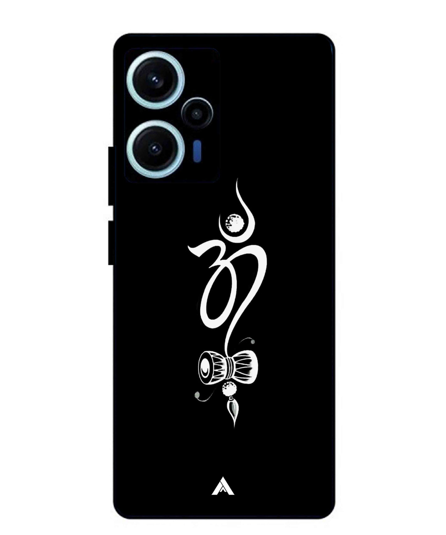 Om Namah Shivay Metal Back Cover Phone Case for Xiaomi Redmi Note 12 Turbo