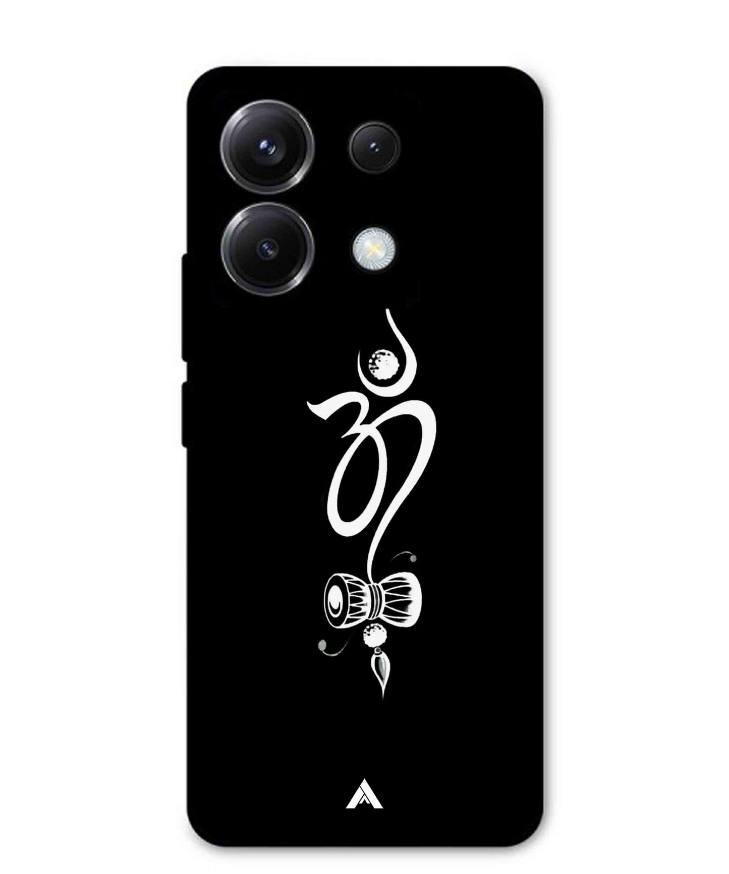 Om Namah Shivay Metal Back Cover Phone Case for Xiaomi Redmi Note 13