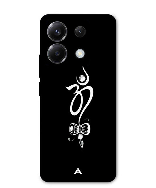 Om Namah Shivay Metal Back Cover Phone Case for Xiaomi Redmi Note 13