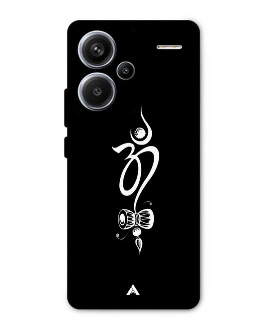 Om Namah Shivay Metal Back Cover Phone Case for Xiaomi Redmi Note 13 Pro Plus