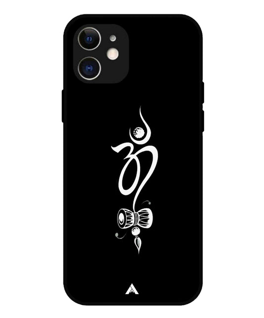 Om Namah Shivay Metal Back Cover Phone Case for iPhone 12