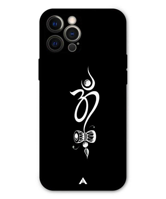 Om Namah Shivay Metal Back Cover Phone Case for iPhone 12 Pro Max