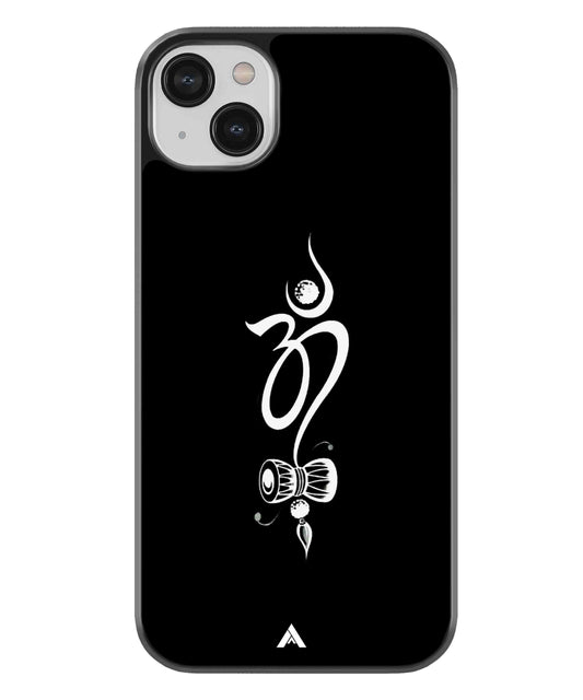 Om Namah Shivay Metal Back Cover Phone Case for iPhone 13