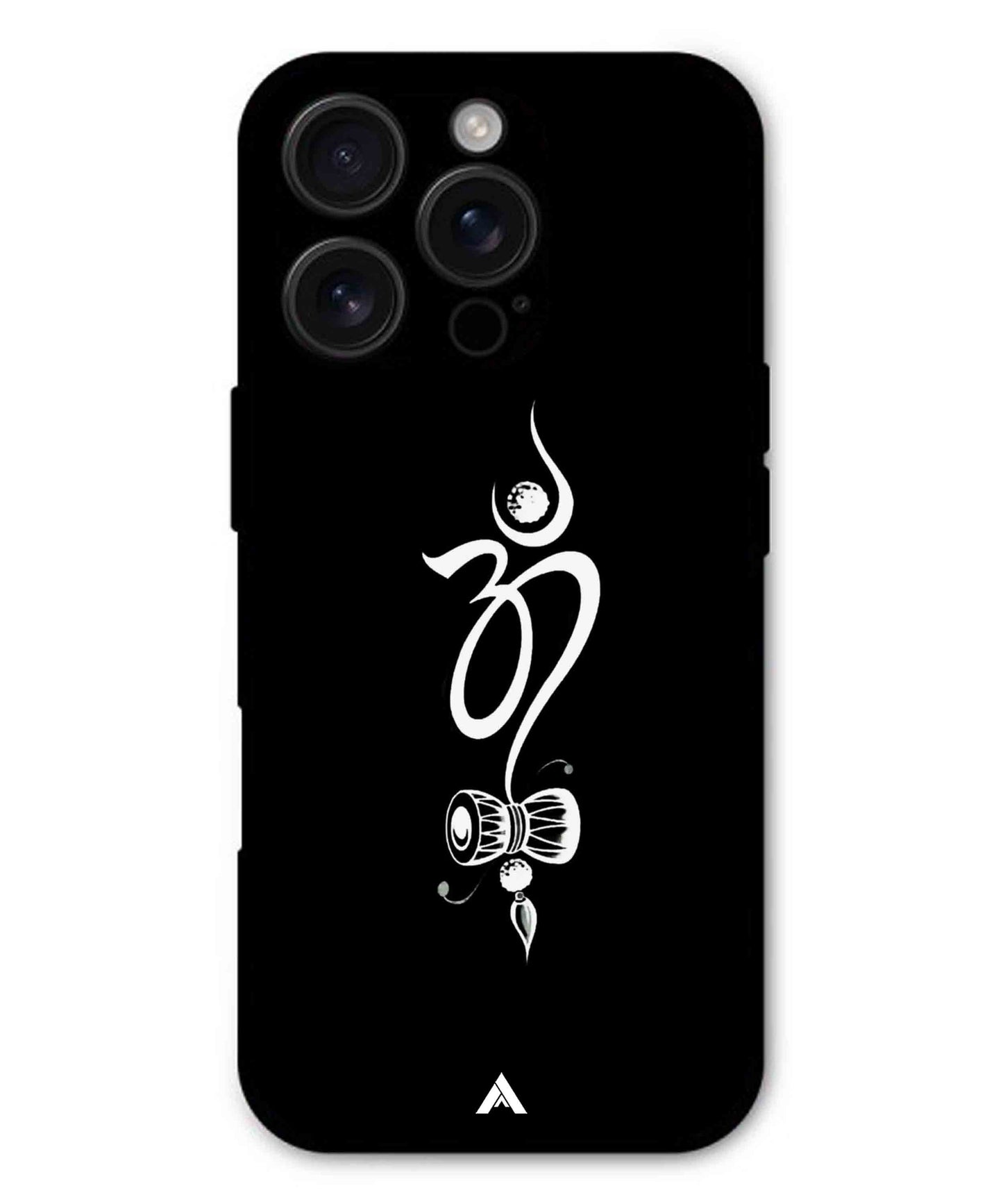 Om Namah Shivay Metal Back Cover Phone Case for iPhone 14 Pro