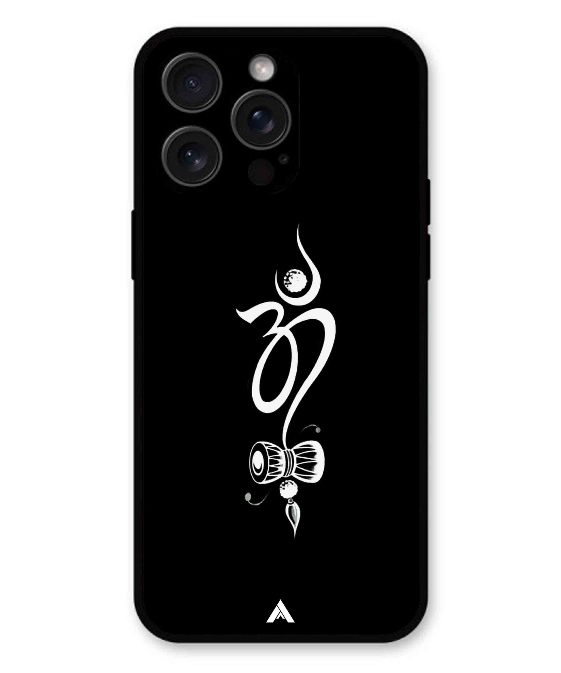 Om Namah Shivay Metal Back Cover Phone Case for iPhone 14 Pro Max