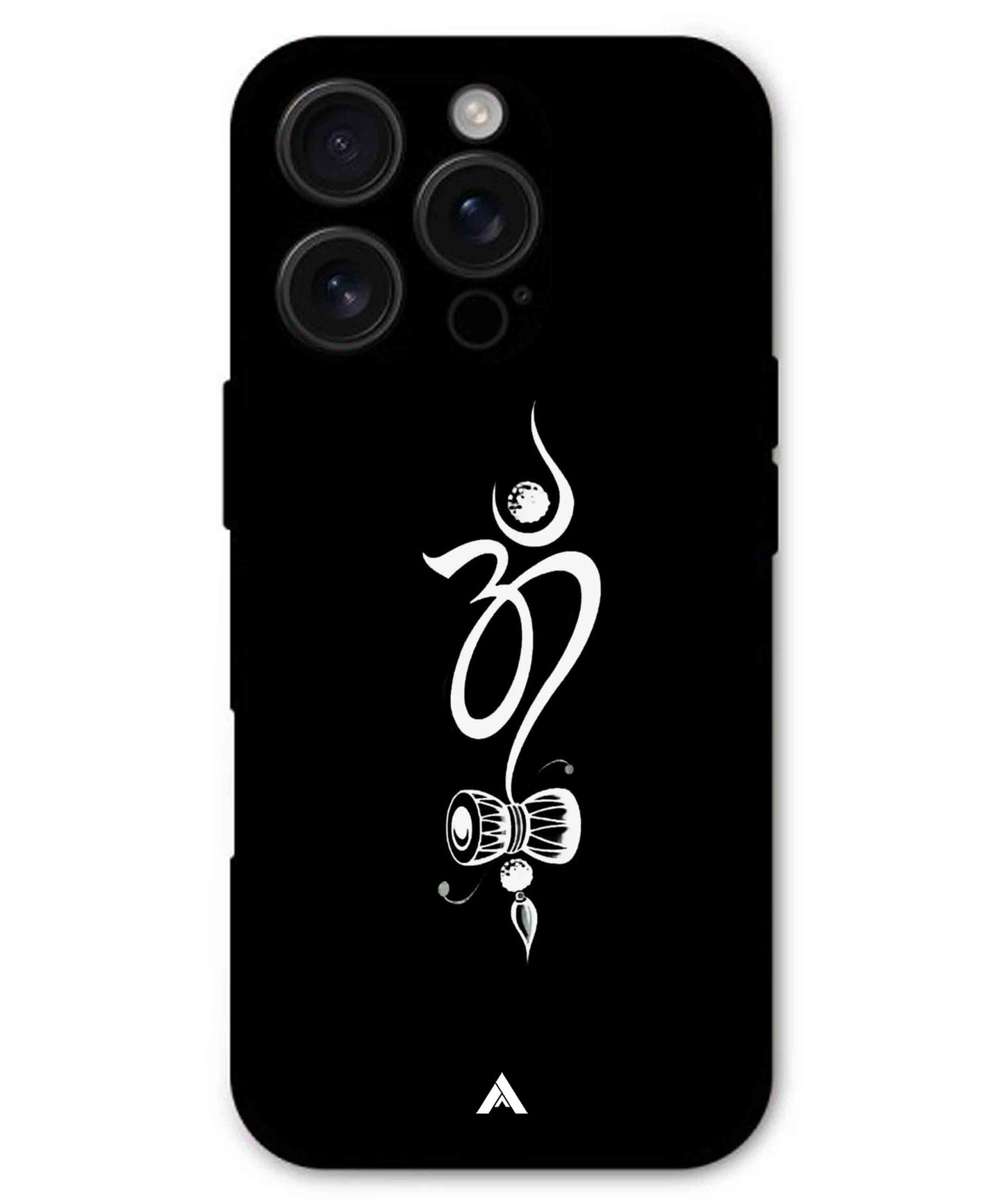 Om Namah Shivay Metal Back Cover Phone Case for iPhone 16 ProMax