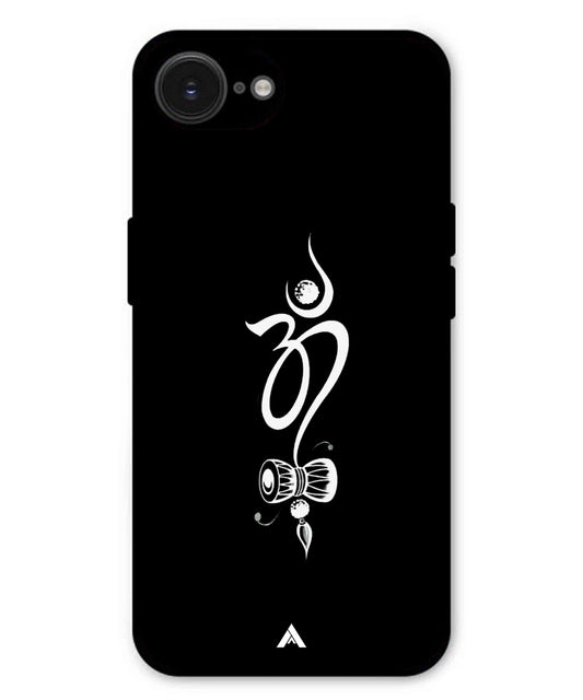 Om Namah Shivay Metal Back Cover Phone Case for iPhone 16e