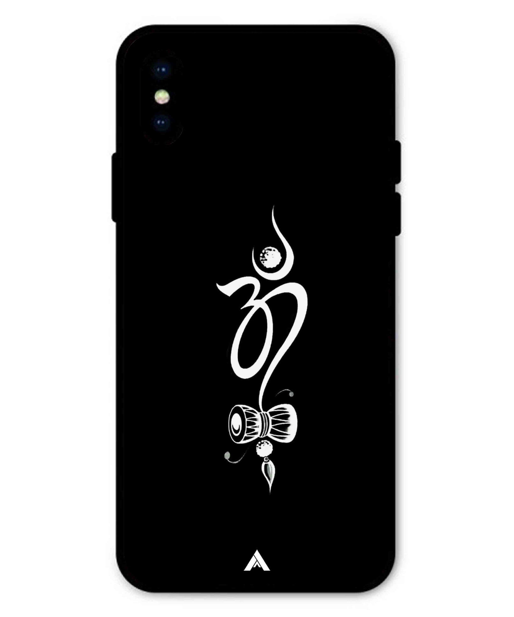 Om Namah Shivay Metal Back Cover Phone Case for iPhone Xs