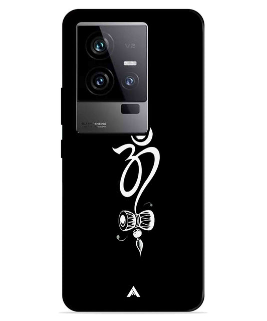 Om Namah Shivay Metal Back Cover Phone Case for iQOO 11
