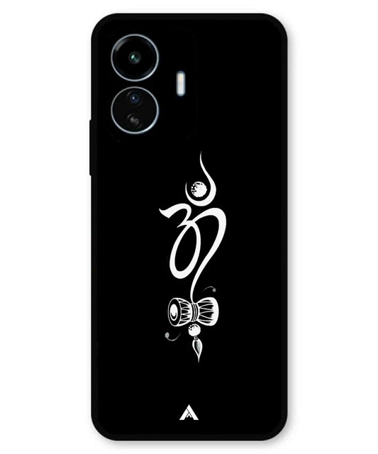 Om Namah Shivay Metal Back Cover Phone Case for iQOO Z6 Lite
