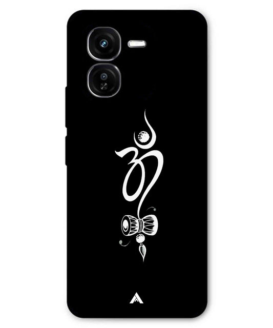 Om Namah Shivay Metal Back Cover Phone Case for iQOO Z9x