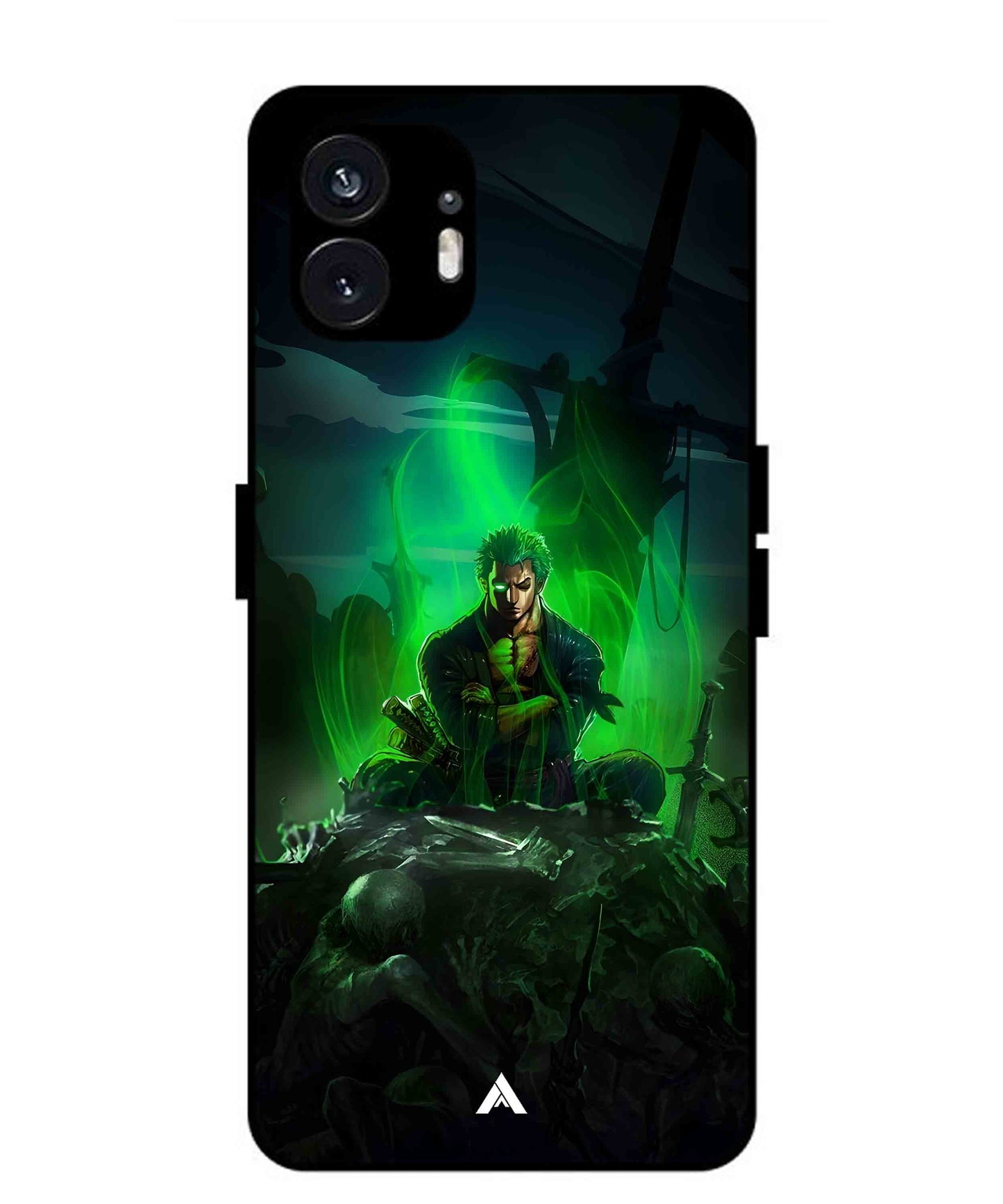 Onepiece Zoro 02 Anime Metal Back Cover Phone Case for Nothing Phone 2a