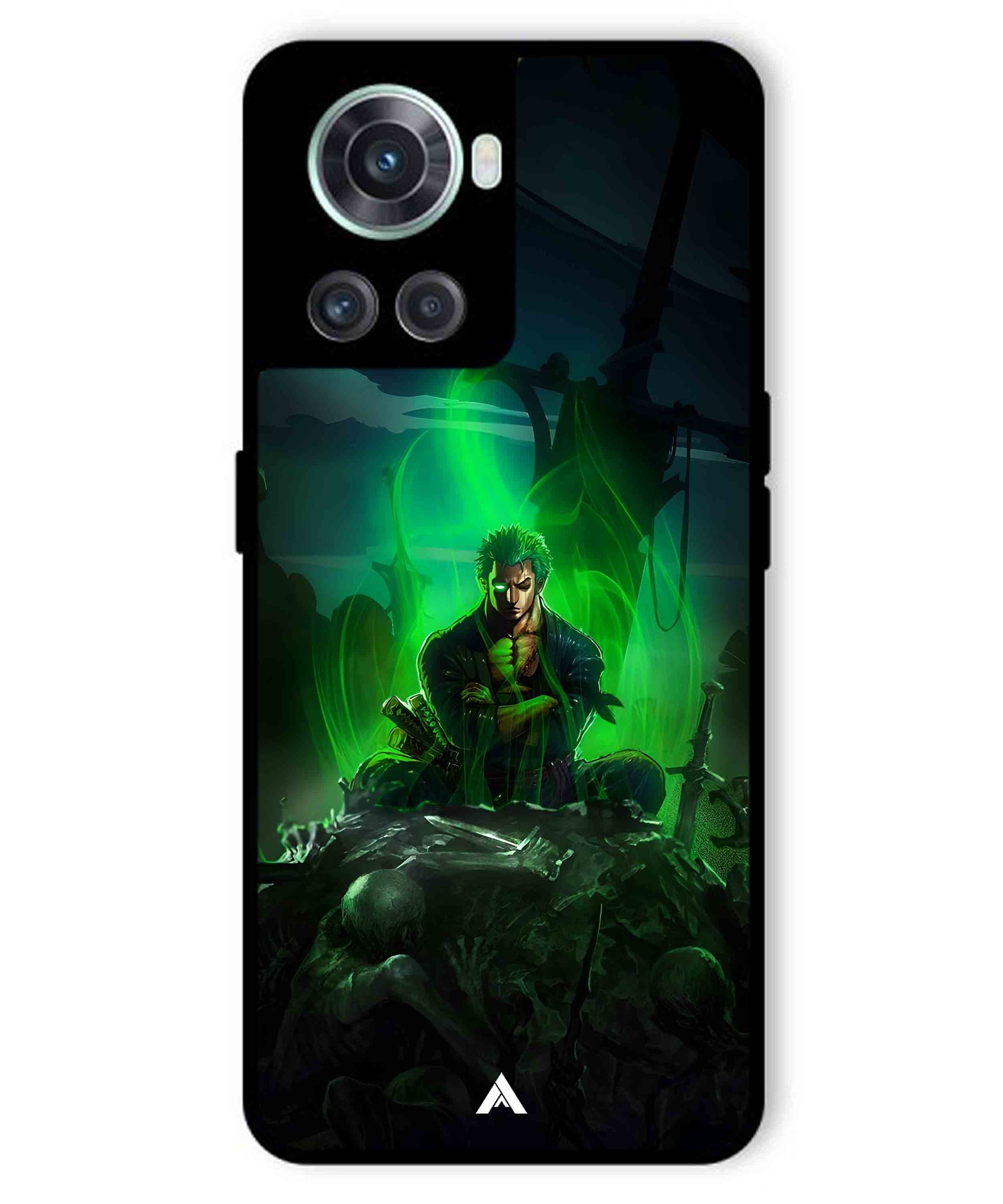 Onepiece Zoro 02 Anime Metal Back Cover Phone Case for Oneplus 10R