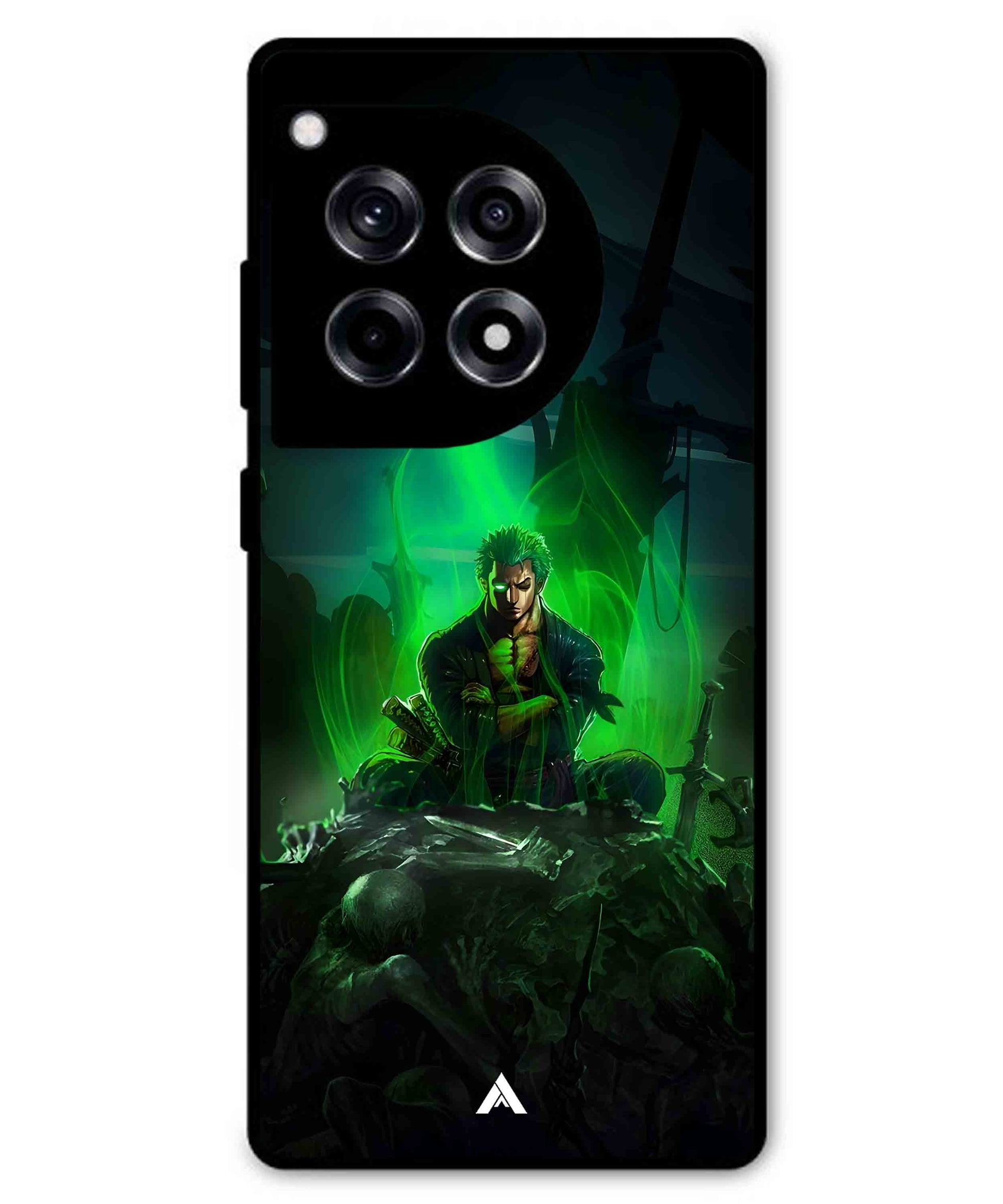Onepiece Zoro 02 Anime Metal Back Cover Phone Case for Oneplus 12R