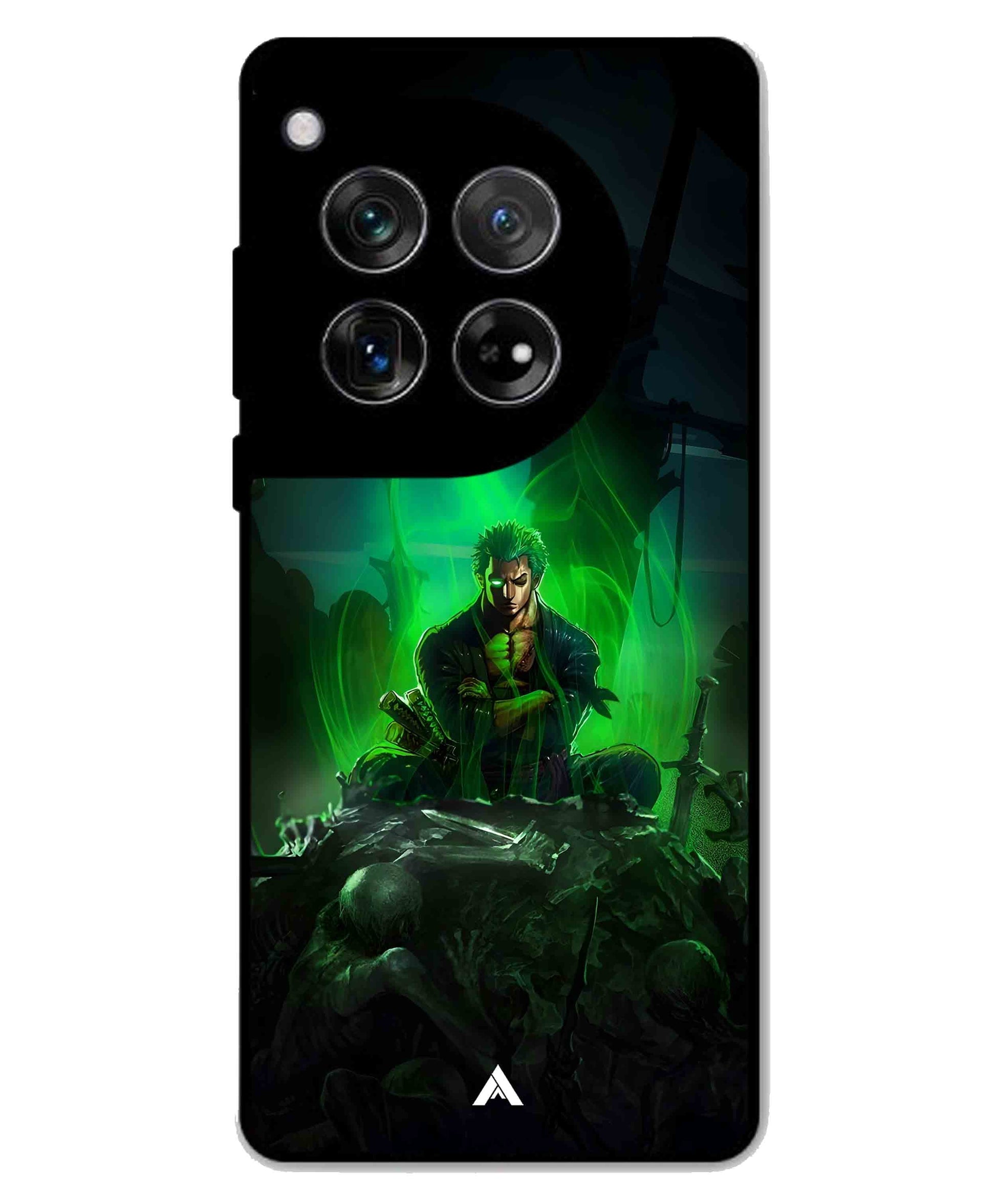 Onepiece Zoro 02 Anime Metal Back Cover Phone Case for Oneplus 12