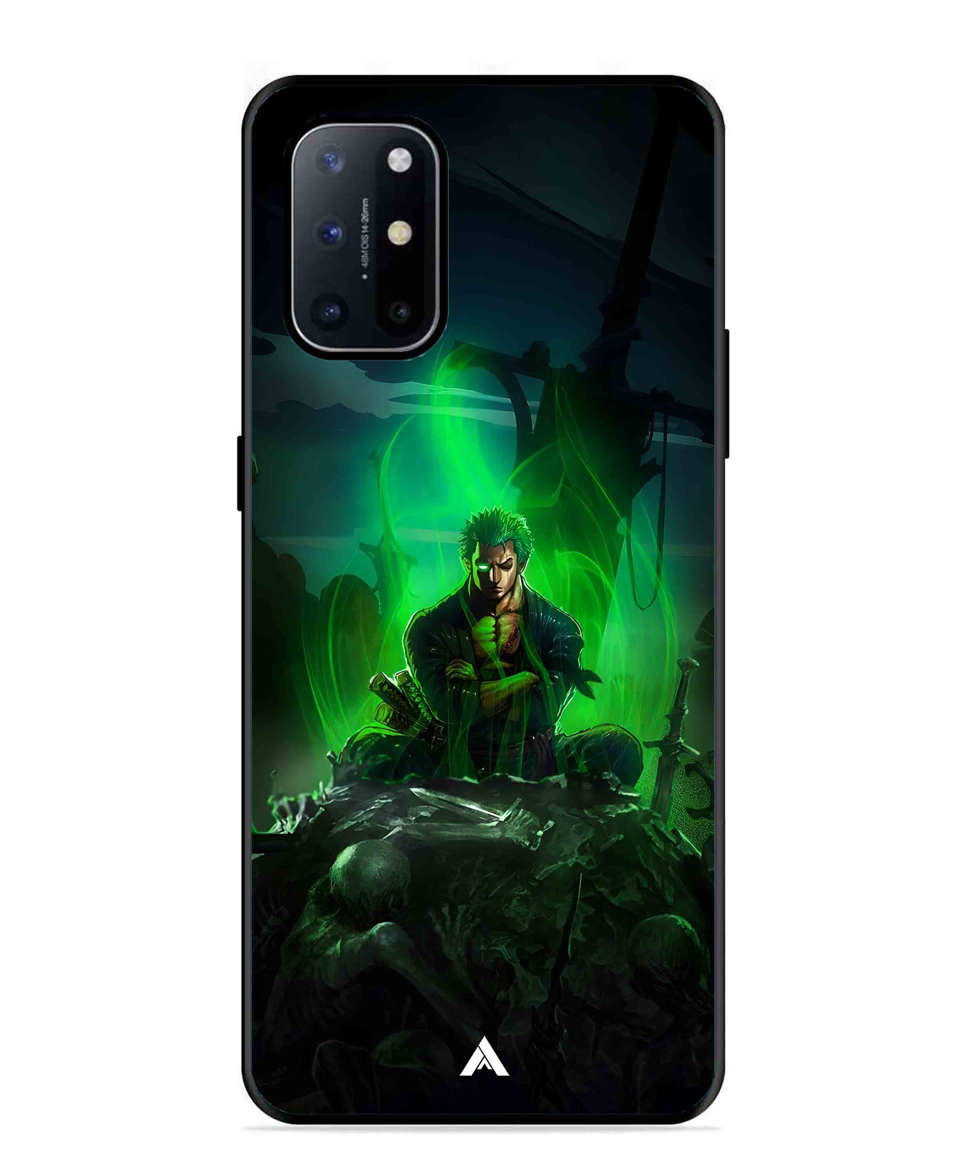 Onepiece Zoro 02 Anime Metal Back Cover Phone Case for Oneplus 8T