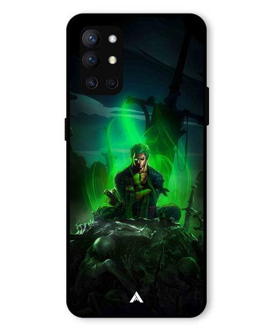 Onepiece Zoro 02 Anime Metal Back Cover Phone Case for Oneplus 9R
