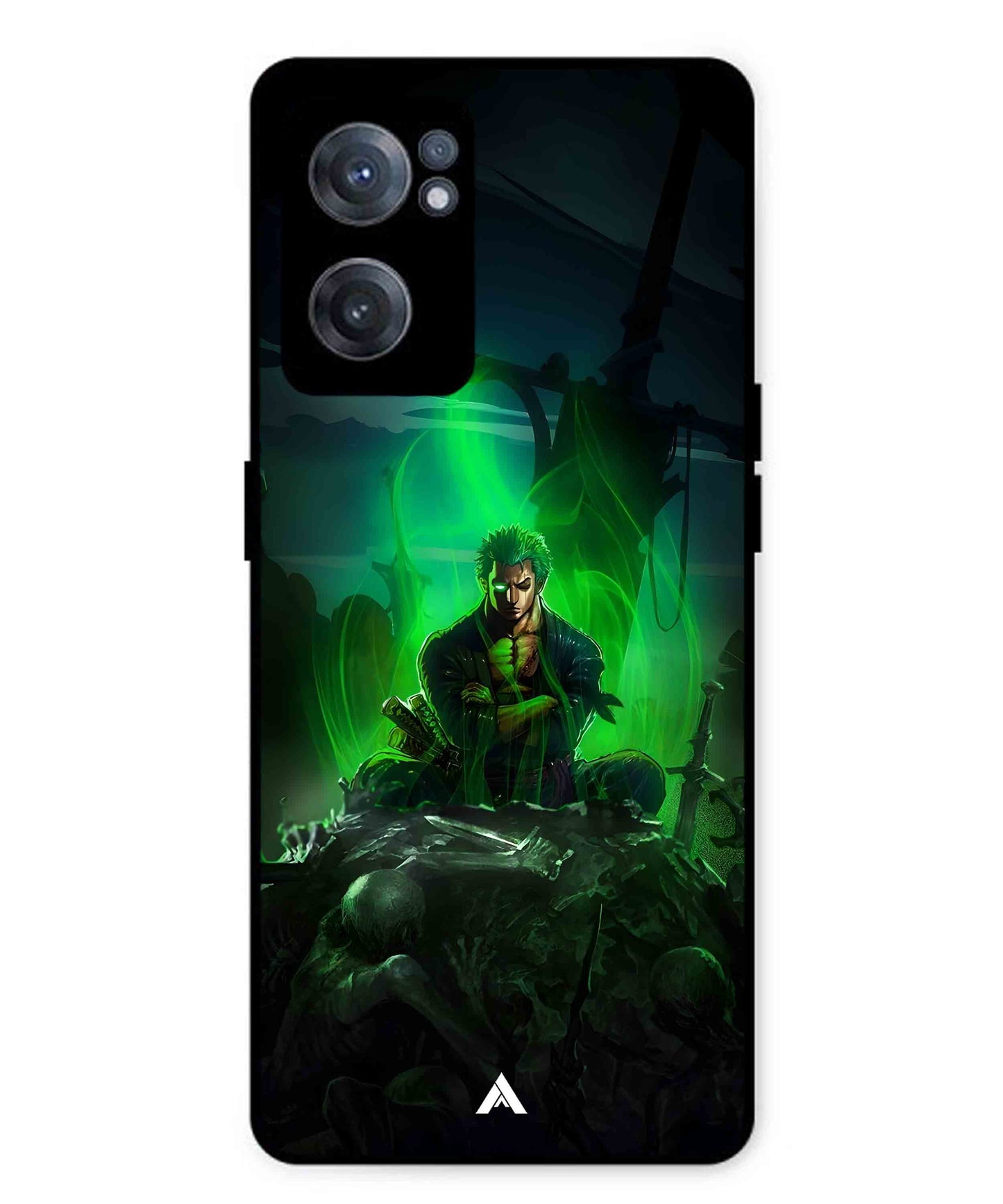 Onepiece Zoro 02 Anime Metal Back Cover Phone Case for Oneplus Nord CE 2