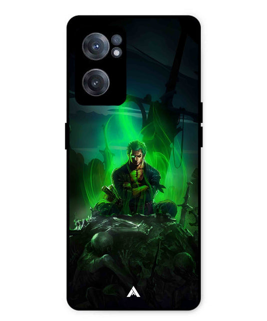 Onepiece Zoro 02 Anime Metal Back Cover Phone Case for Oneplus Nord CE 2