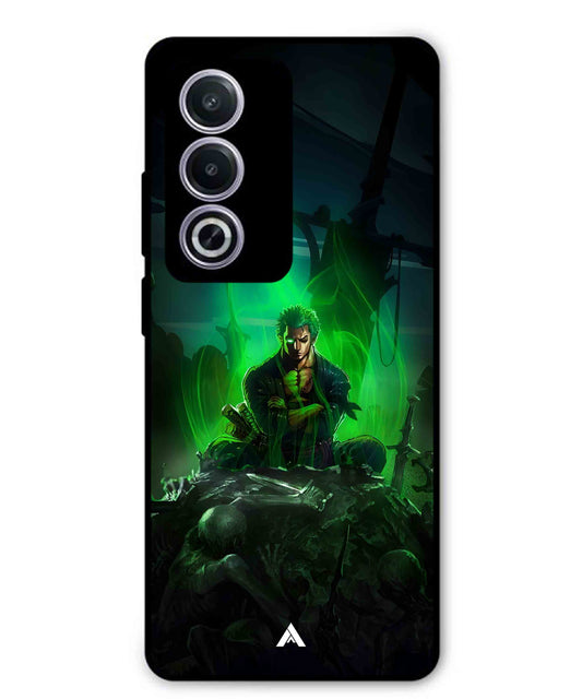 Onepiece Zoro 02 Anime Metal Back Cover Phone Case for Oppo A3 Pro
