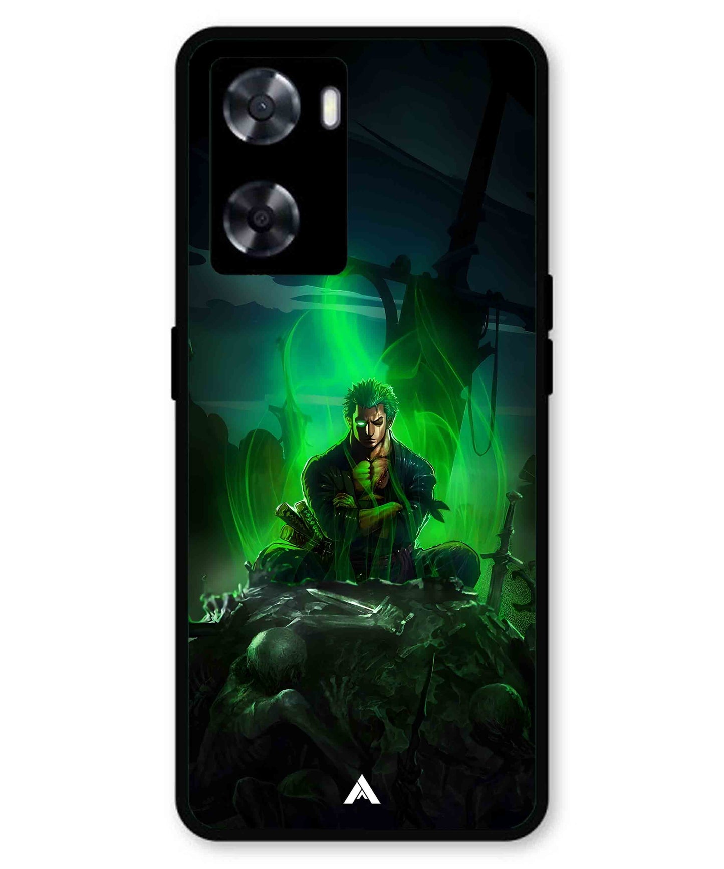 Onepiece Zoro 02 Anime Metal Back Cover Phone Case for Oppo A77