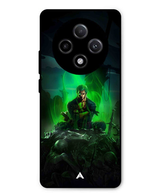 Onepiece Zoro 02 Anime Metal Back Cover Phone Case for Oppo F27 Pro Plus